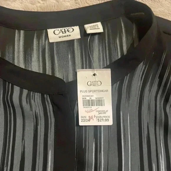 NWT CATO Blouse - Picture 3 of 4